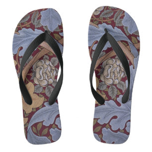 Tongs Motif de feuille d'acanthe St. James par William M
