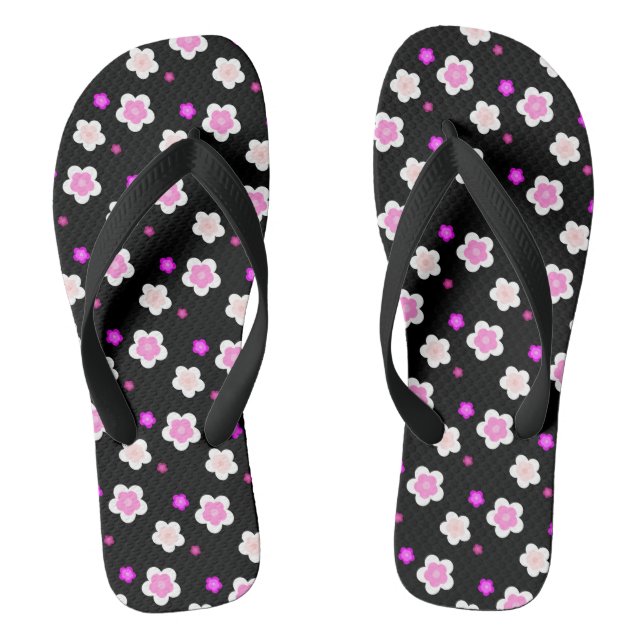 Tongs Motif de fleur marguerite à dégradé d'été moderne (Semelle)