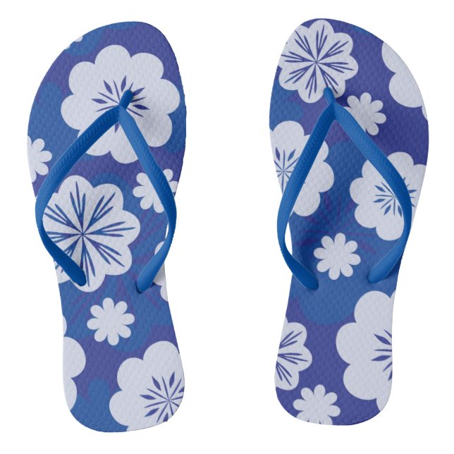 Tongs  motif de fleurs (Semelle)