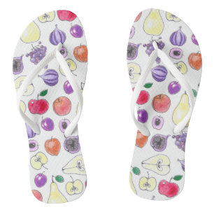 Tongs Motif de fruits