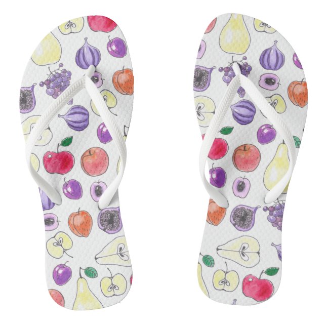 Tongs Motif de fruits (Semelle)