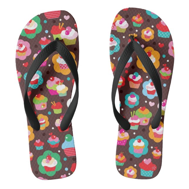 Tongs Motif de gâteau de la Coupe Cute (Semelle)