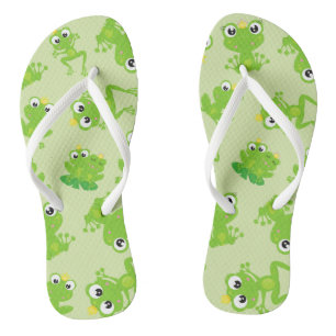 Tongs Motif de grenouille, Grenouilles mignonnes, Grenou