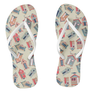 Tongs Motif de hutte de plage