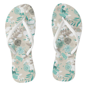 Tongs Motif de jardin