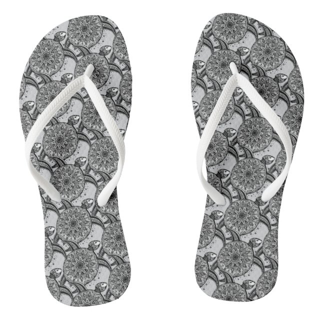 Tongs Motif de la tortue de style (Semelle)