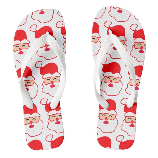 Tongs Motif de Noël Père Noël (Semelle)