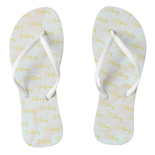 Tongs Motif de noms Slim Strap Monogrammed Chic Cool