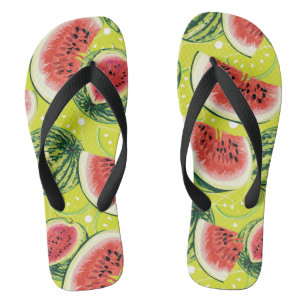 Tongs Motif de pastèque