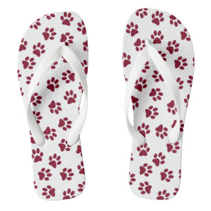 Tongs Motif De Pâtes, Poches De Chien, Pâtes De Bourgogn