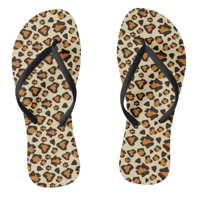 Tongs motif de peau de guépard (Semelle)