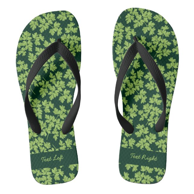 Tongs Motif de persil (Semelle)