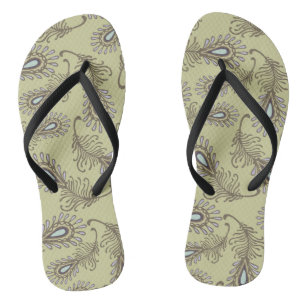 Tongs Motif de plume