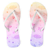Motif de poisson couché de soleil rayonnant modern