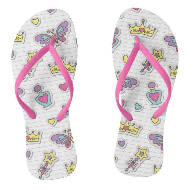 Tongs motif de princesse de ballet (Semelle)