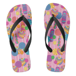 Tongs Motif de sucrerie de lucettes
