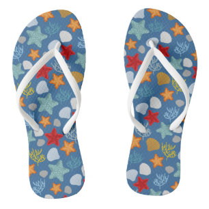 Tongs Motif de vie sous-marine