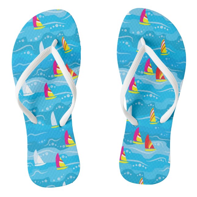 Tongs Motif de yacht Neon (Semelle)