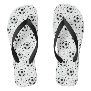 Tongs motif des balles de football