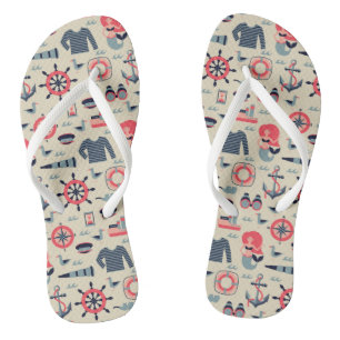 Tongs Motif d'espèce marine