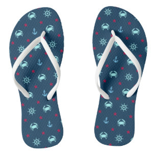 Tongs Motif d'étoile nautique