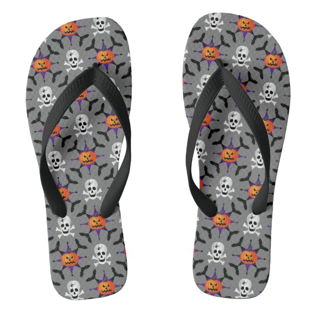 Tongs Motif d'Halloween (Semelle)