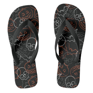 Tongs Motif d'Halloween