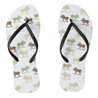 Tongs Motif d'orignal