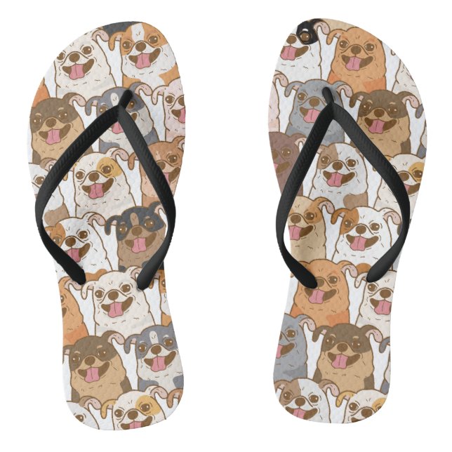 Tongs Motif du Chihuahua (Semelle)