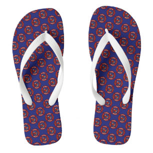 Tongs Motif du logo du service d'incendie