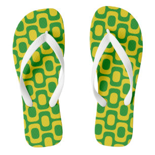 Tongs Motif du trottoir d'Ipanema, Motif de plage, Brési