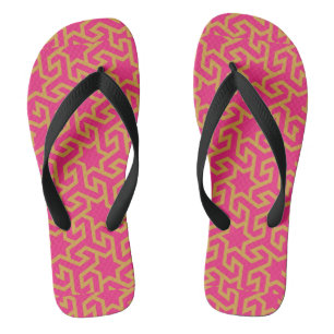 Tongs Motif en forme d'étoile arabe