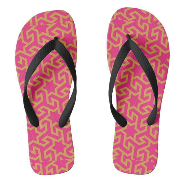 Tongs Motif en forme d'étoile arabe (Semelle)