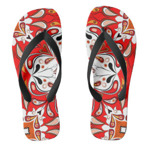 Tongs Motif en mosaïque de céramique portugaise