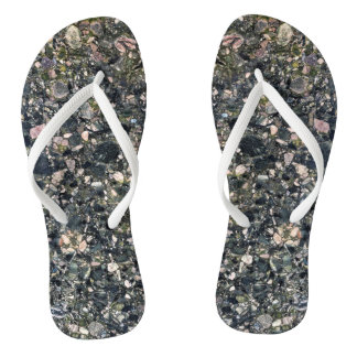 Tongs Motif en pierre naturelle