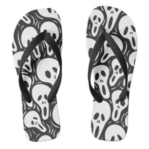 Tongs Motif fantôme éffrayant