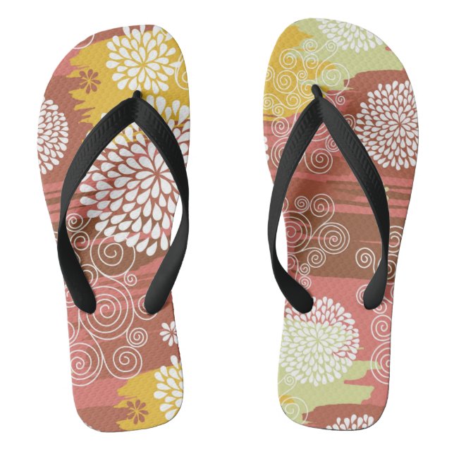 Tongs Motif floral 2 (Semelle)