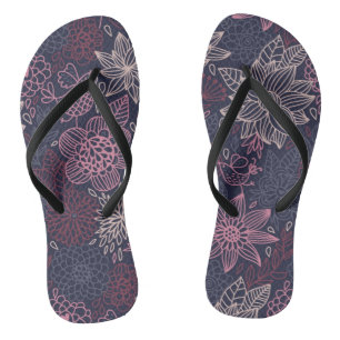 Tongs Motif floral 4 3