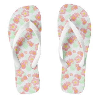 Tongs Motif floral n°1