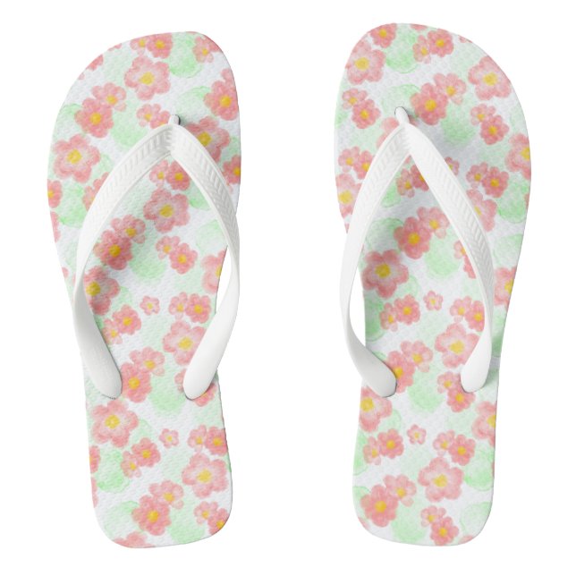 Tongs Motif floral n°1 (Semelle)