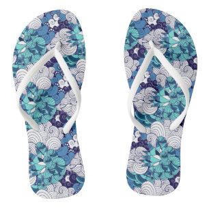 Tongs Motif funky Seashell