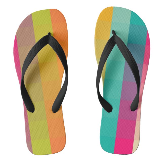 Tongs Motif géométrique abstrait (Semelle)