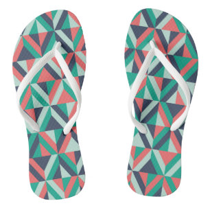 Tongs Motif géométrique moderne du milieu du siècle