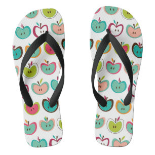 Tongs Motif mignon de pomme
