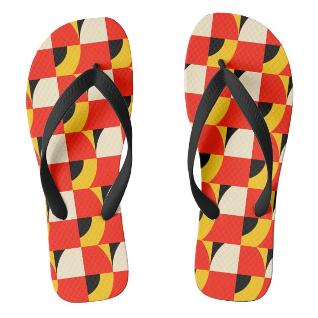 Tongs Motif MODERNE DU MILIEU DU SIÈCLE (Semelle)