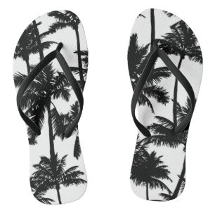 Tongs Motif Palm Tree