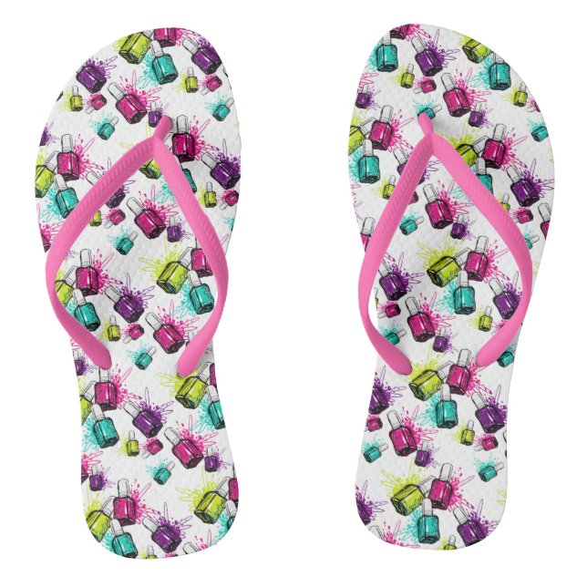 Tongs Motif polonais Neon Nail (Semelle)