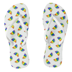 Tongs Motif Rainbow Watermelon