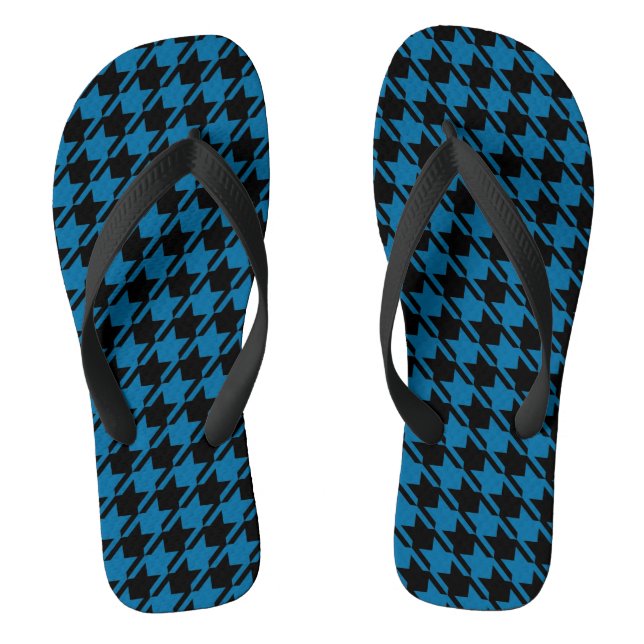 Tongs Motif répétitif de la base bleue (Semelle)