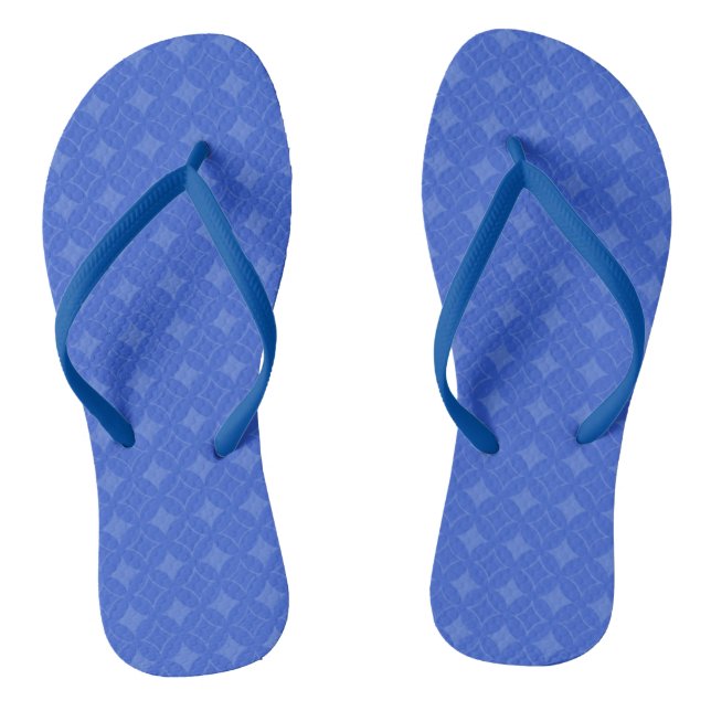 Tongs Motif royal bleu shippo (Semelle)